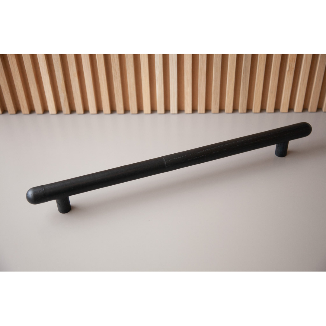 Chapman & Bose - Blackened Oak Half Dressed Bar Pull