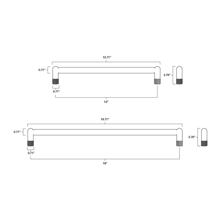 Knurled Appliance Pull