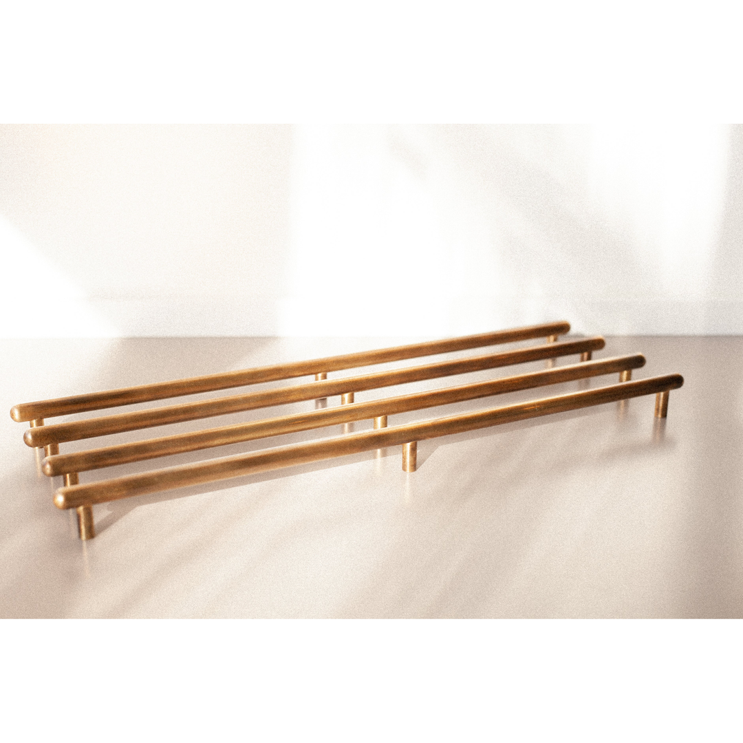 Chapman & Bose - RAW BRASS (UNLACQUERED) MINERAL BAR PULL