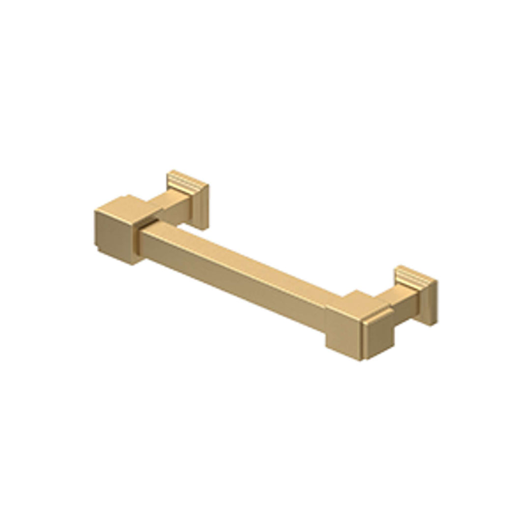 Deltana - Decorative Cabinet Pull 4", Manhattan, Solid Brass