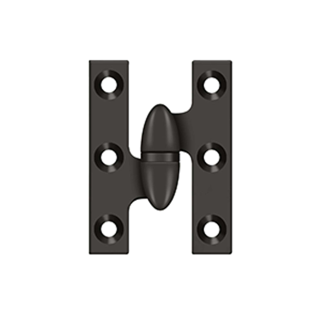 Deltana - 2" x 1-1/2" Hinge, Olive Knuckle Hinges