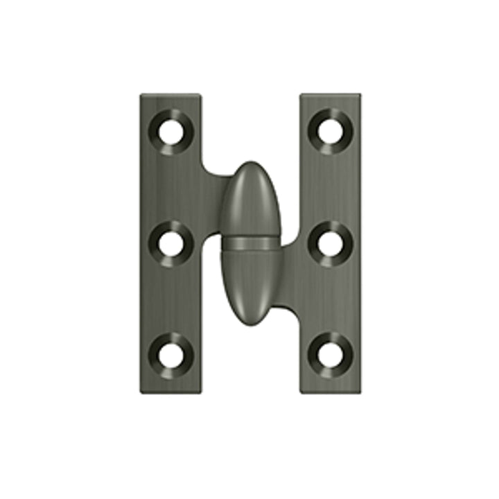 Deltana - 2" x 1-1/2" Hinge, Olive Knuckle Hinges