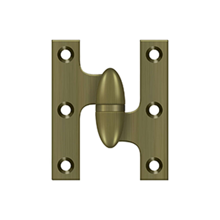 Deltana - 2-1/2" x 2" Hinge, Olive Knuckle Hinges