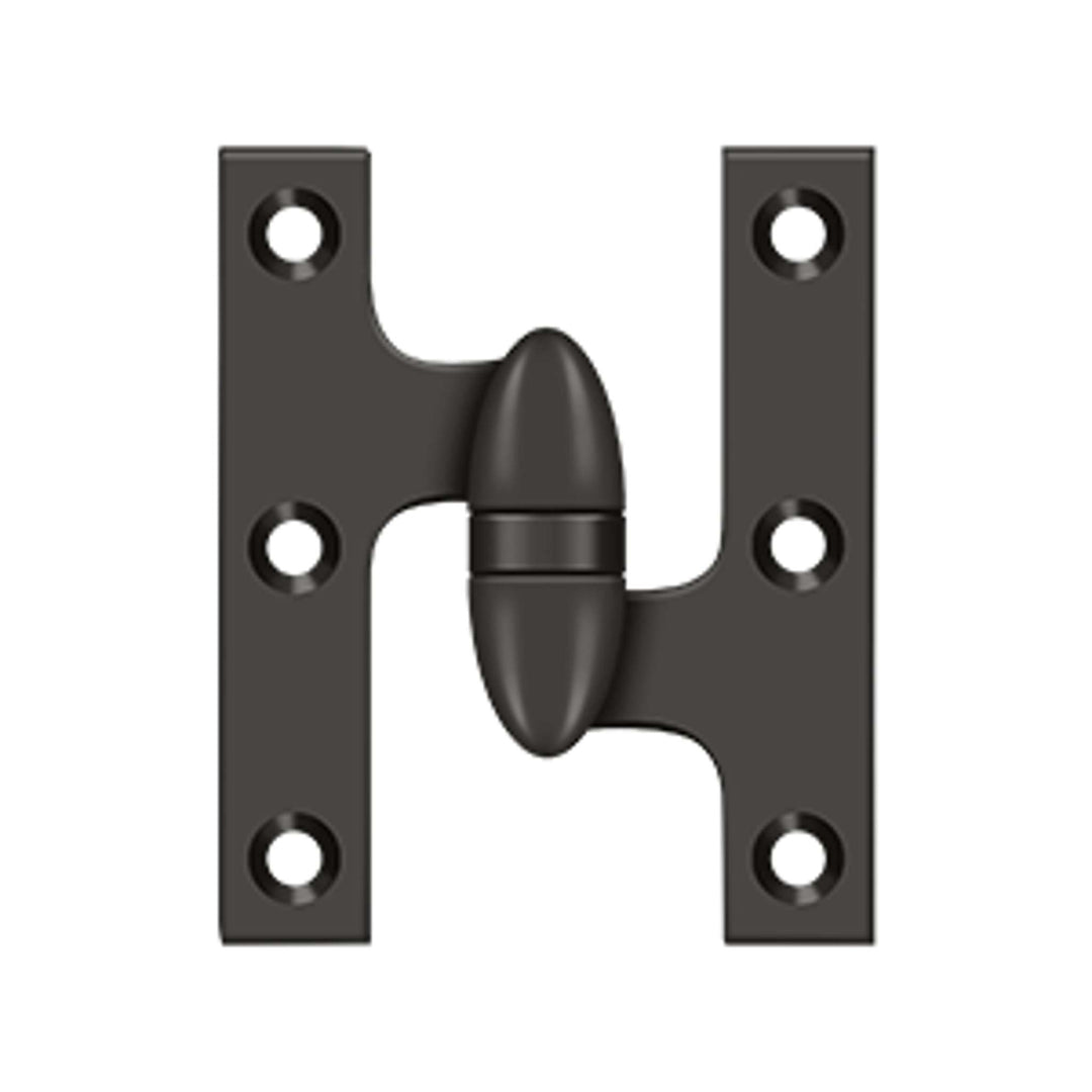 Deltana - 3" x 2-1/2" Hinge, Olive Knuckle Hinges