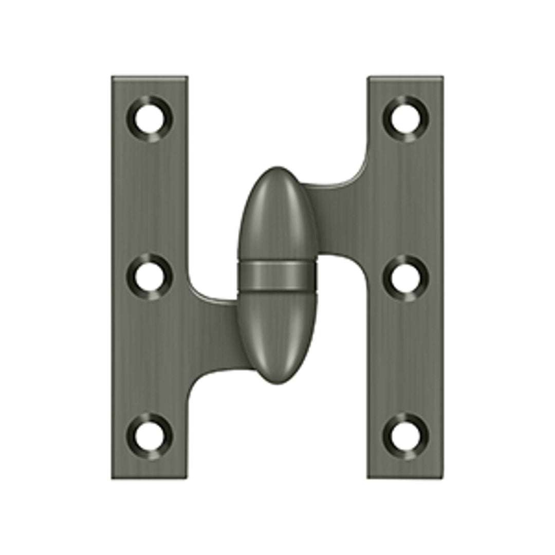 Deltana - 3" x 2-1/2" Hinge, Olive Knuckle Hinges