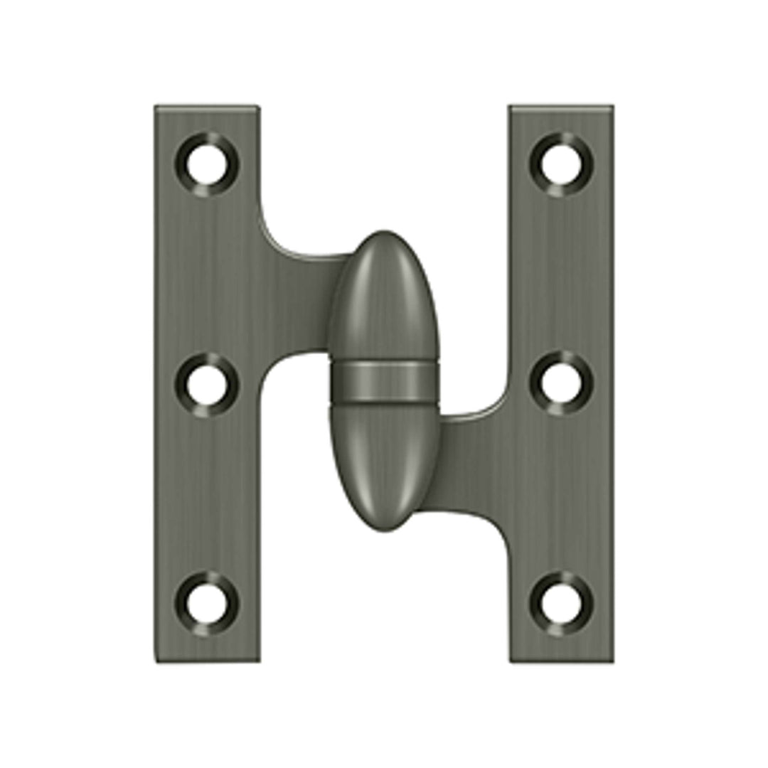 Deltana - 3" x 2-1/2" Hinge, Olive Knuckle Hinges