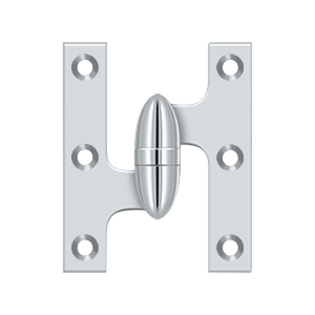 Deltana - 3" x 2-1/2" Hinge, Olive Knuckle Hinges