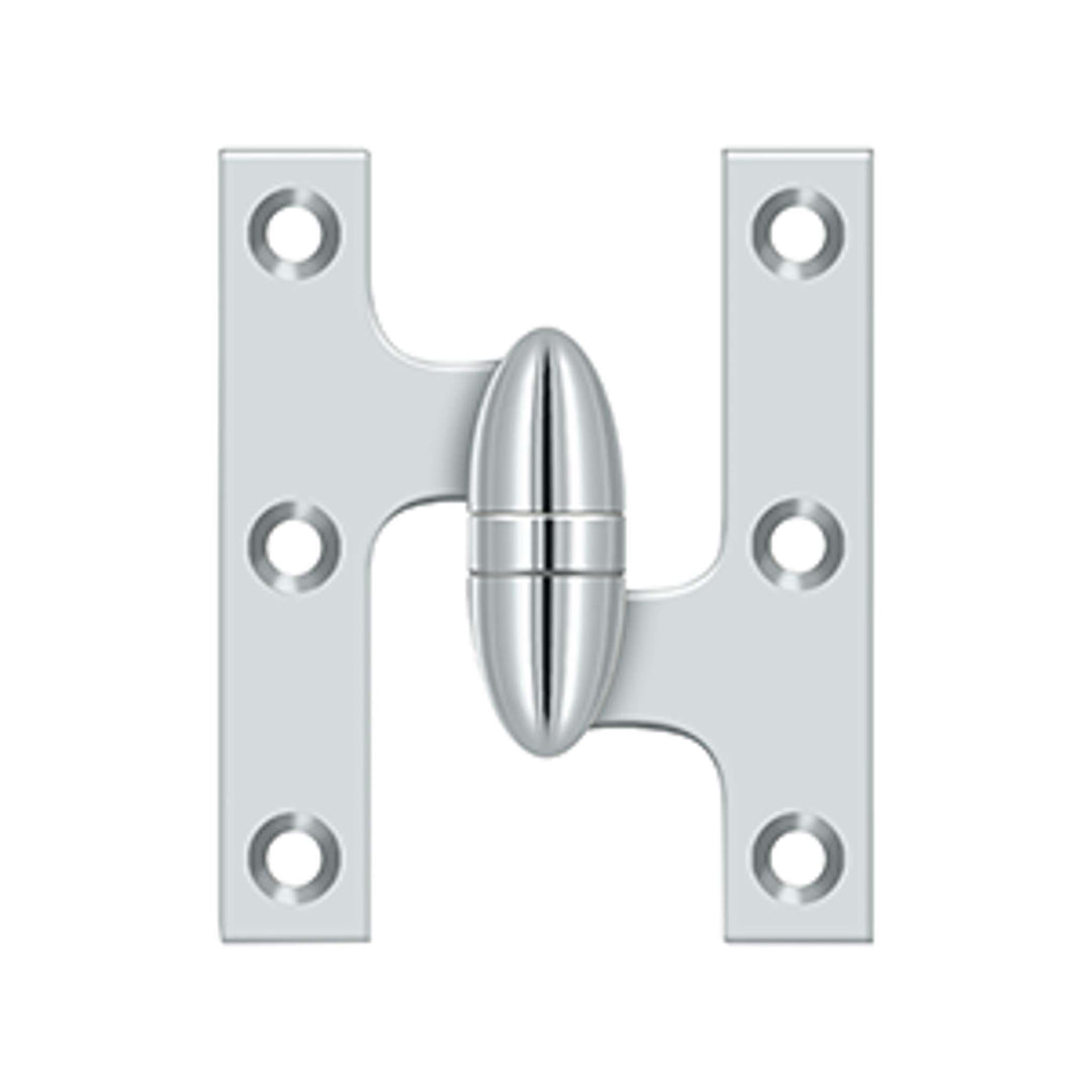 Deltana - 3" x 2-1/2" Hinge, Olive Knuckle Hinges