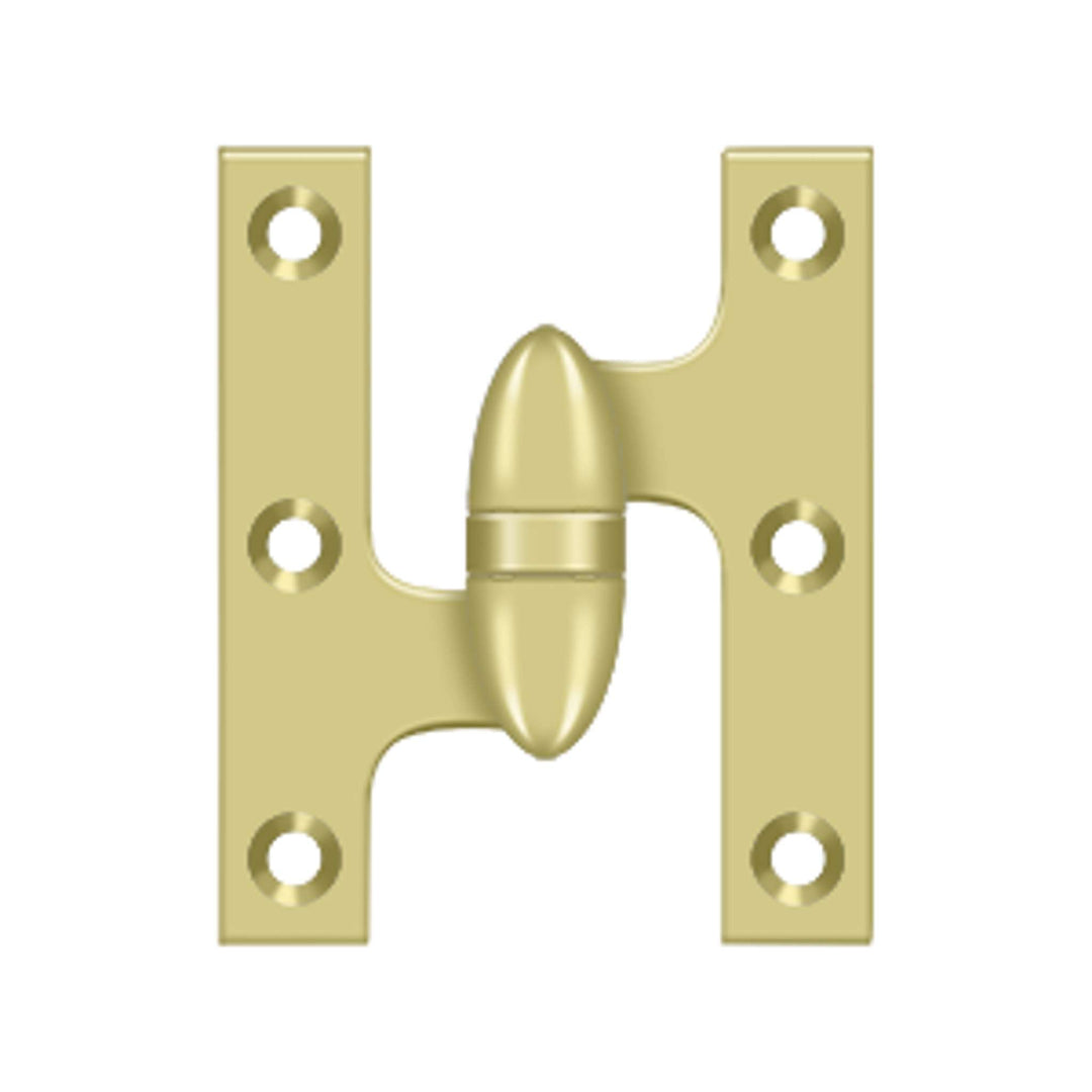 Deltana - 3" x 2-1/2" Hinge, Olive Knuckle Hinges