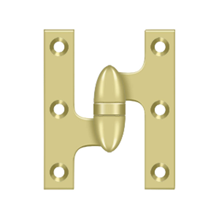 Deltana - 3" x 2-1/2" Hinge, Olive Knuckle Hinges