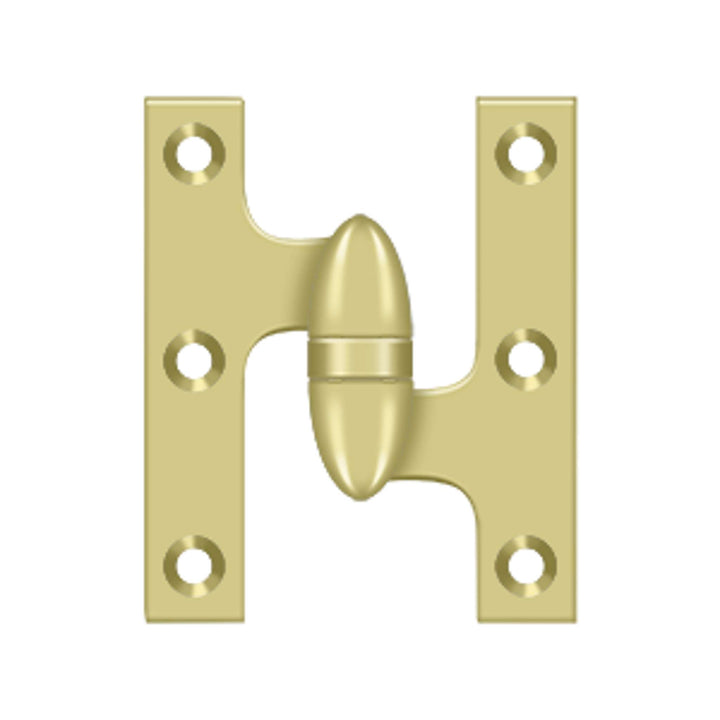 Deltana - 3" x 2-1/2" Hinge, Olive Knuckle Hinges