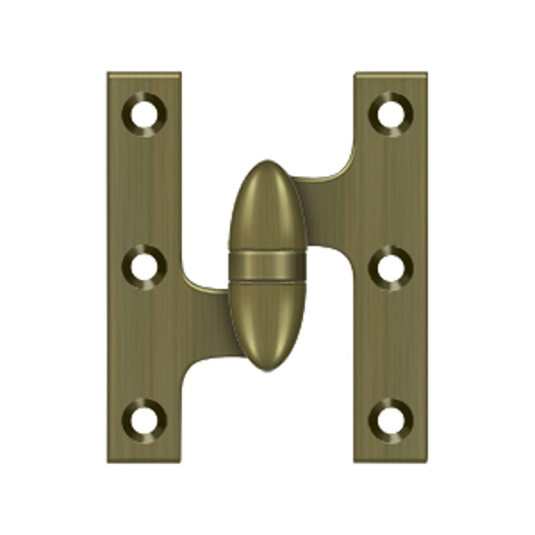 Deltana - 3" x 2-1/2" Hinge, Olive Knuckle Hinges