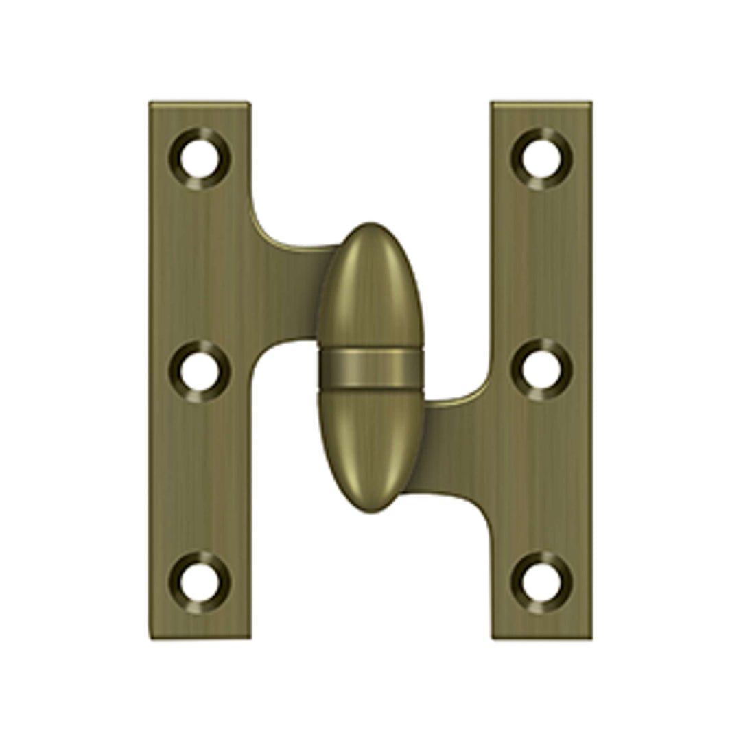 Deltana - 3" x 2-1/2" Hinge, Olive Knuckle Hinges