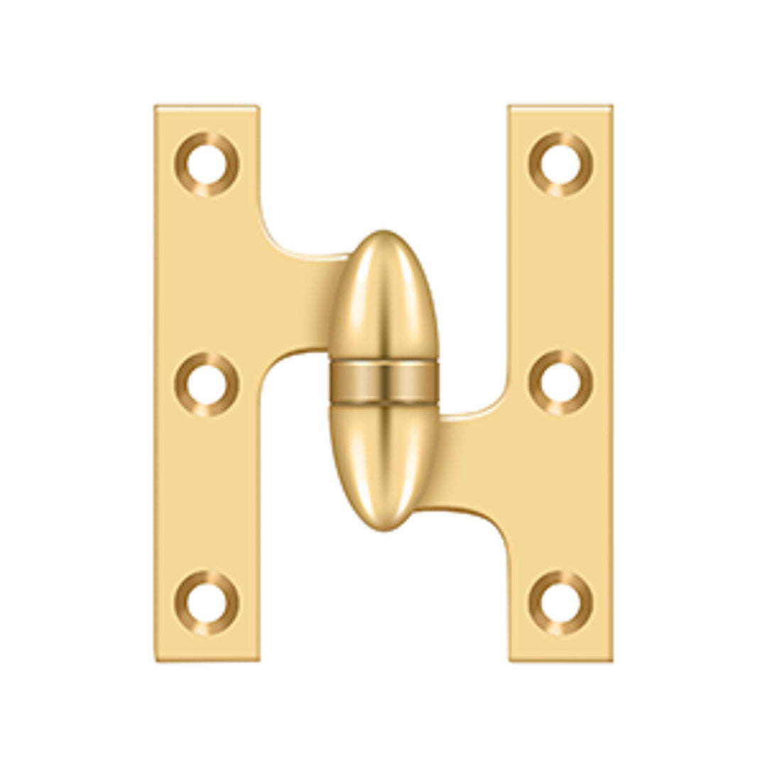 Deltana - 3" x 2-1/2" Hinge, Olive Knuckle Hinges