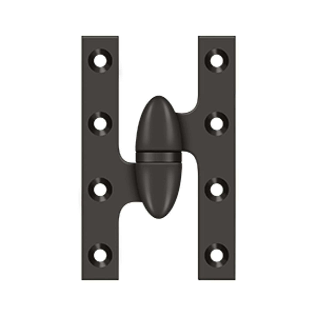 Deltana - 5" x 3-1/4" Hinge, Olive Knuckle Hinges