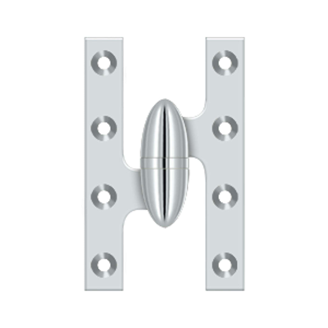 Deltana - 5" x 3-1/4" Hinge, Olive Knuckle Hinges