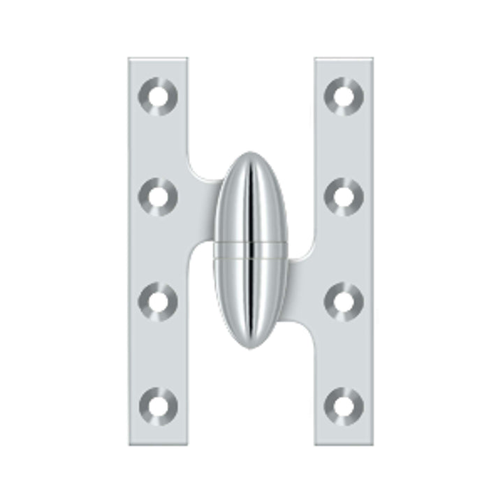 Deltana - 5" x 3-1/4" Hinge, Olive Knuckle Hinges