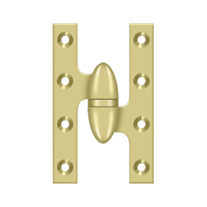 Deltana - 5" x 3-1/4" Hinge, Olive Knuckle Hinges