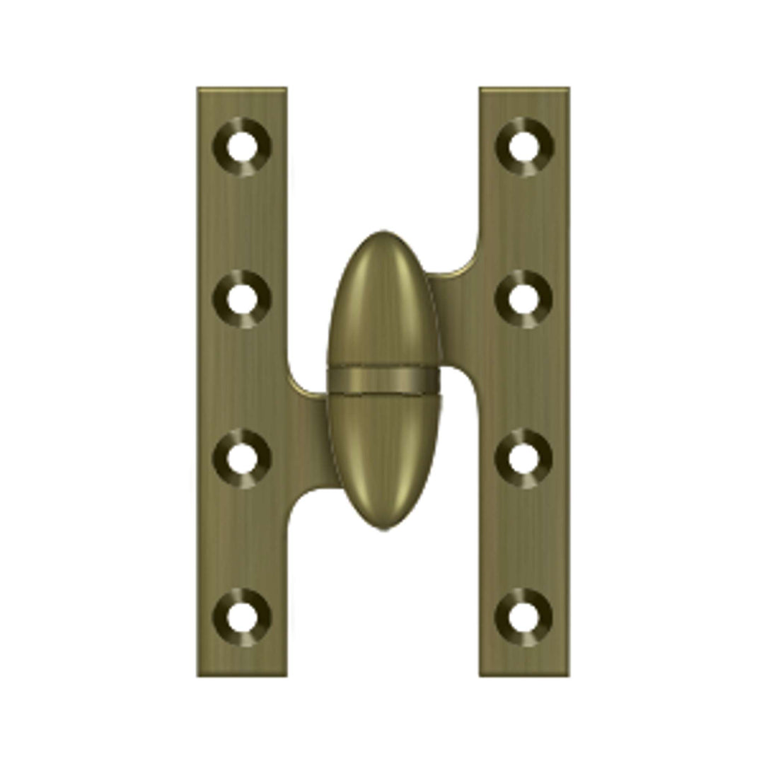 Deltana - 5" x 3-1/4" Hinge, Olive Knuckle Hinges