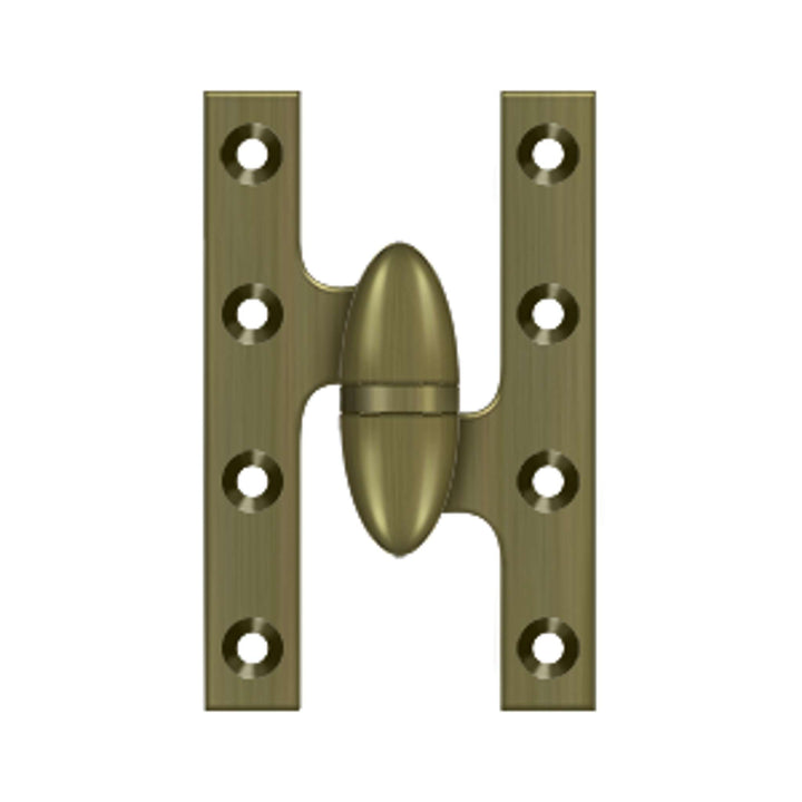 Deltana - 5" x 3-1/4" Hinge, Olive Knuckle Hinges