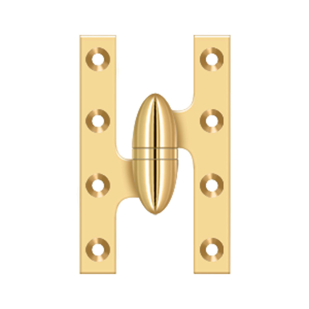 Deltana - 5" x 3-1/4" Hinge, Olive Knuckle Hinges