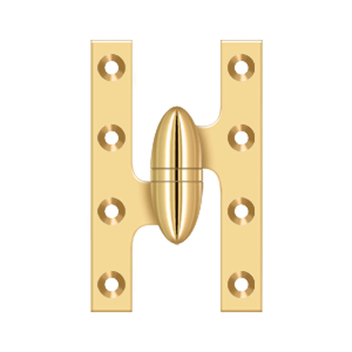 Deltana - 5" x 3-1/4" Hinge, Olive Knuckle Hinges