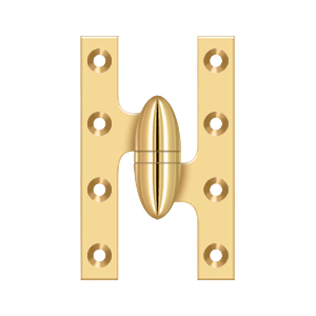 Deltana - 5" x 3-1/4" Hinge, Olive Knuckle Hinges