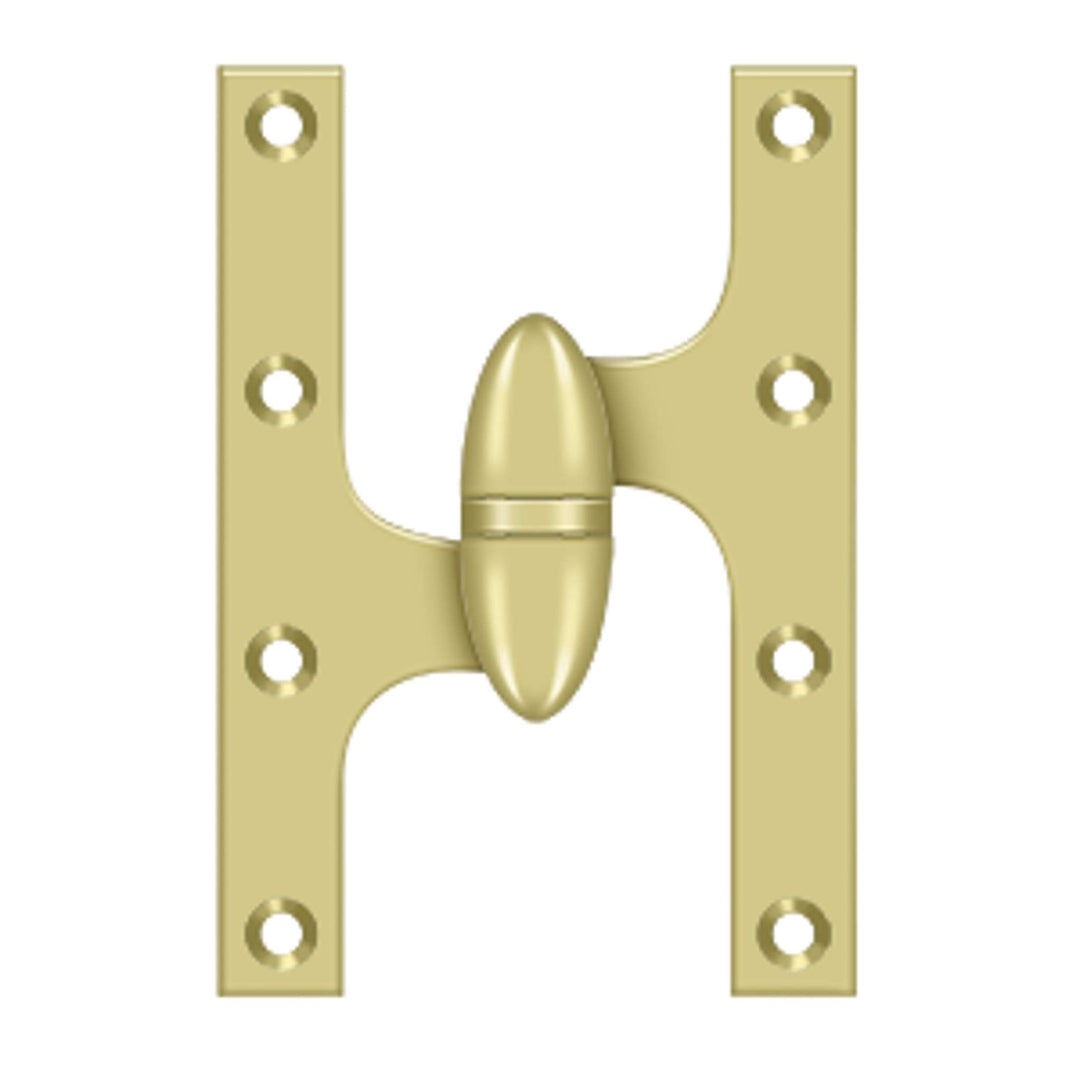 Deltana - 6" x 4" Hinge, Olive Knuckle Hinges