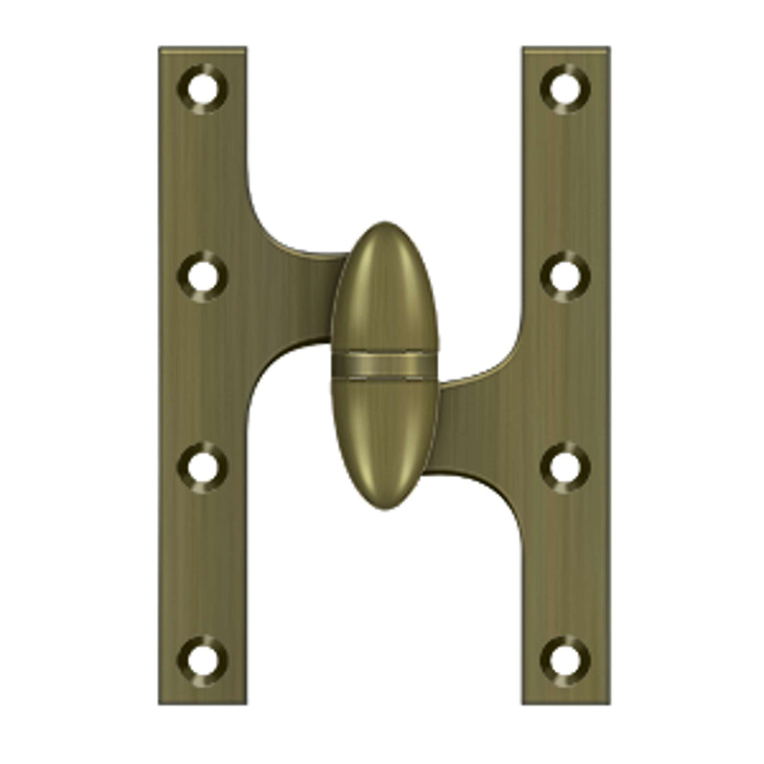 Deltana - 6" x 4" Hinge, Olive Knuckle Hinges