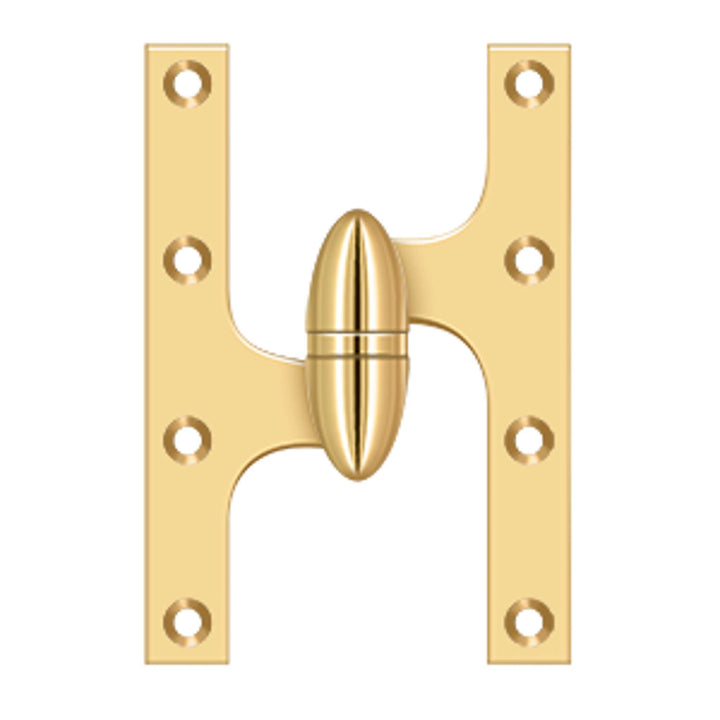 Deltana - 6" x 4" Hinge, Olive Knuckle Hinges