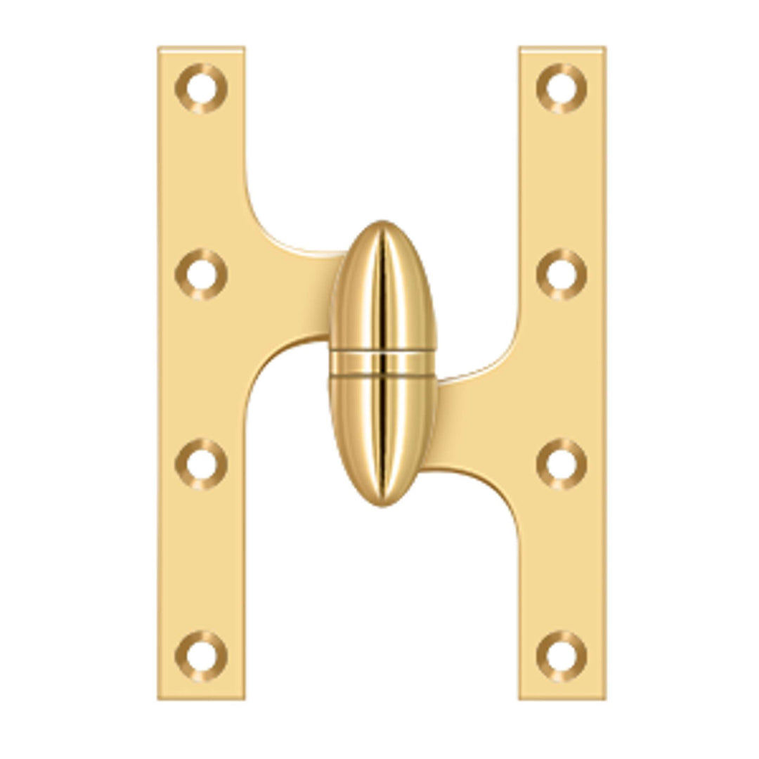 Deltana - 6" x 4" Hinge, Olive Knuckle Hinges