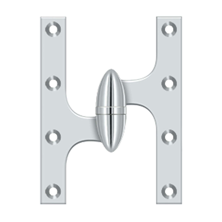 Deltana - 6" x 4-1/2" Hinge, Olive Knuckle Hinges