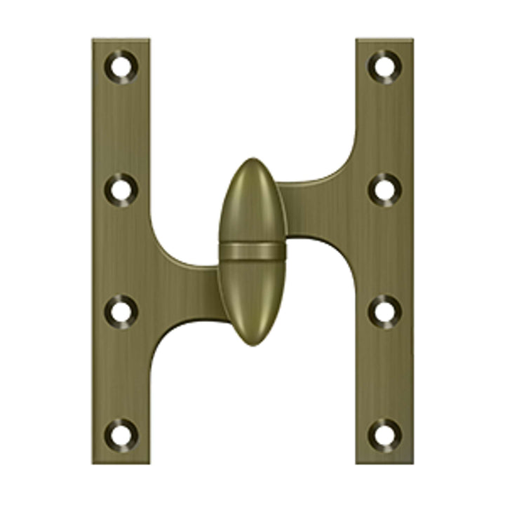 Deltana - 6" x 4-1/2" Hinge, Olive Knuckle Hinges