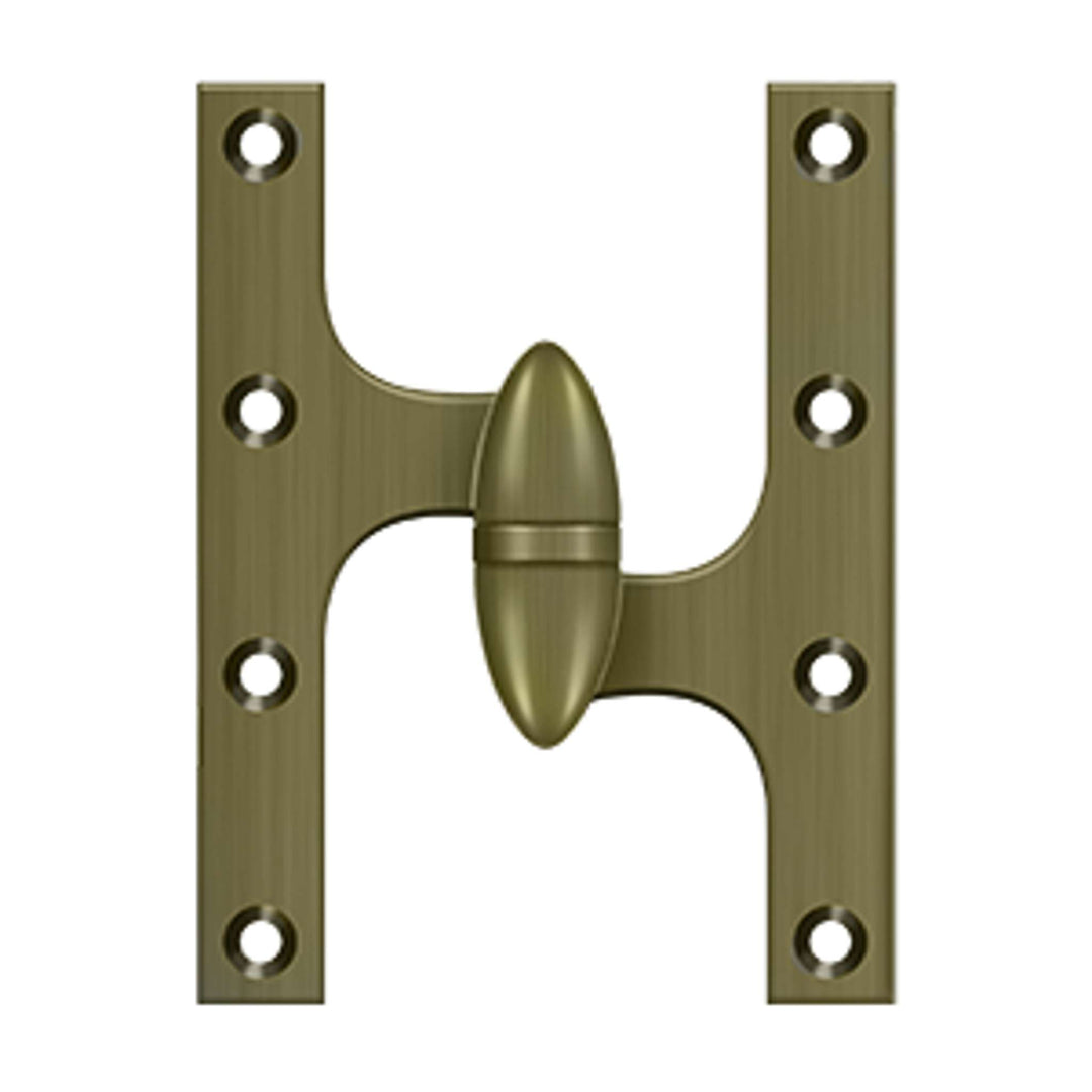 Deltana - 6" x 4-1/2" Hinge, Olive Knuckle Hinges