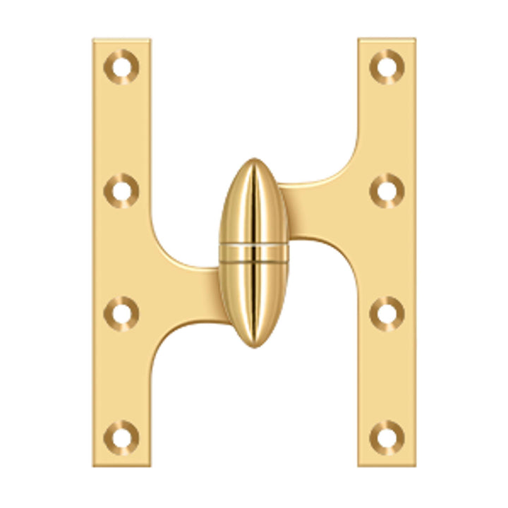 Deltana - 6" x 4-1/2" Hinge, Olive Knuckle Hinges