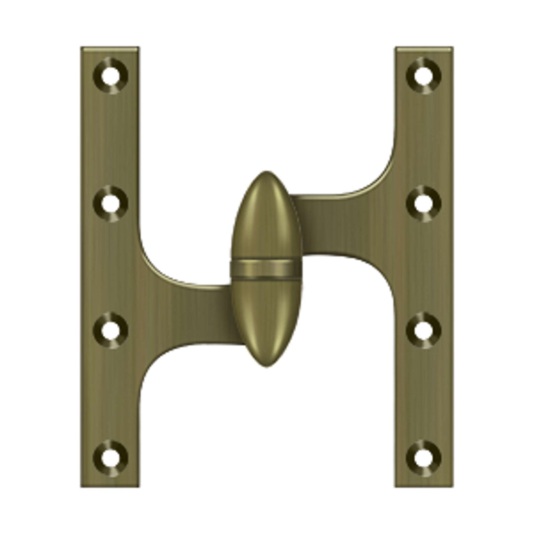 Deltana - 6" x 5" Hinge, Olive Knuckle Hinges