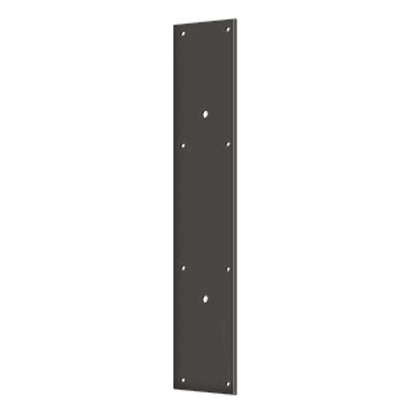 Deltana - Push Plate 20" for 10" Door Pull