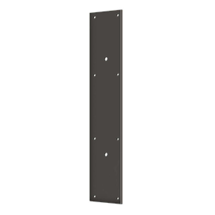 Deltana - Push Plate 20" for 10" Door Pull