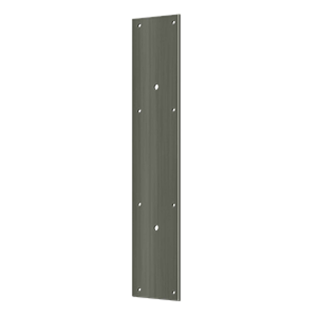 Deltana - Push Plate 20" for 10" Door Pull