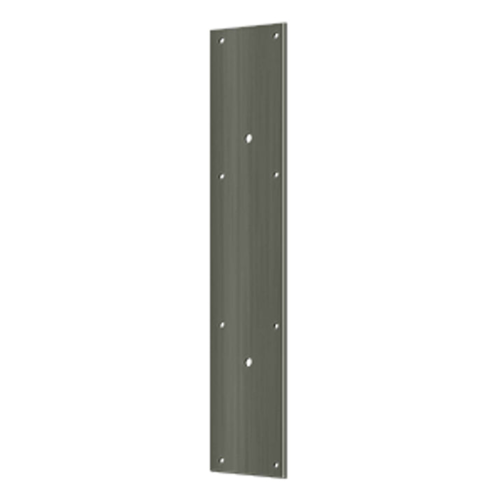 Deltana - Push Plate 20" for 10" Door Pull