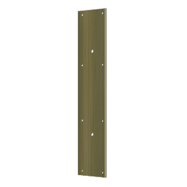 Deltana - Push Plate 20" for 10" Door Pull