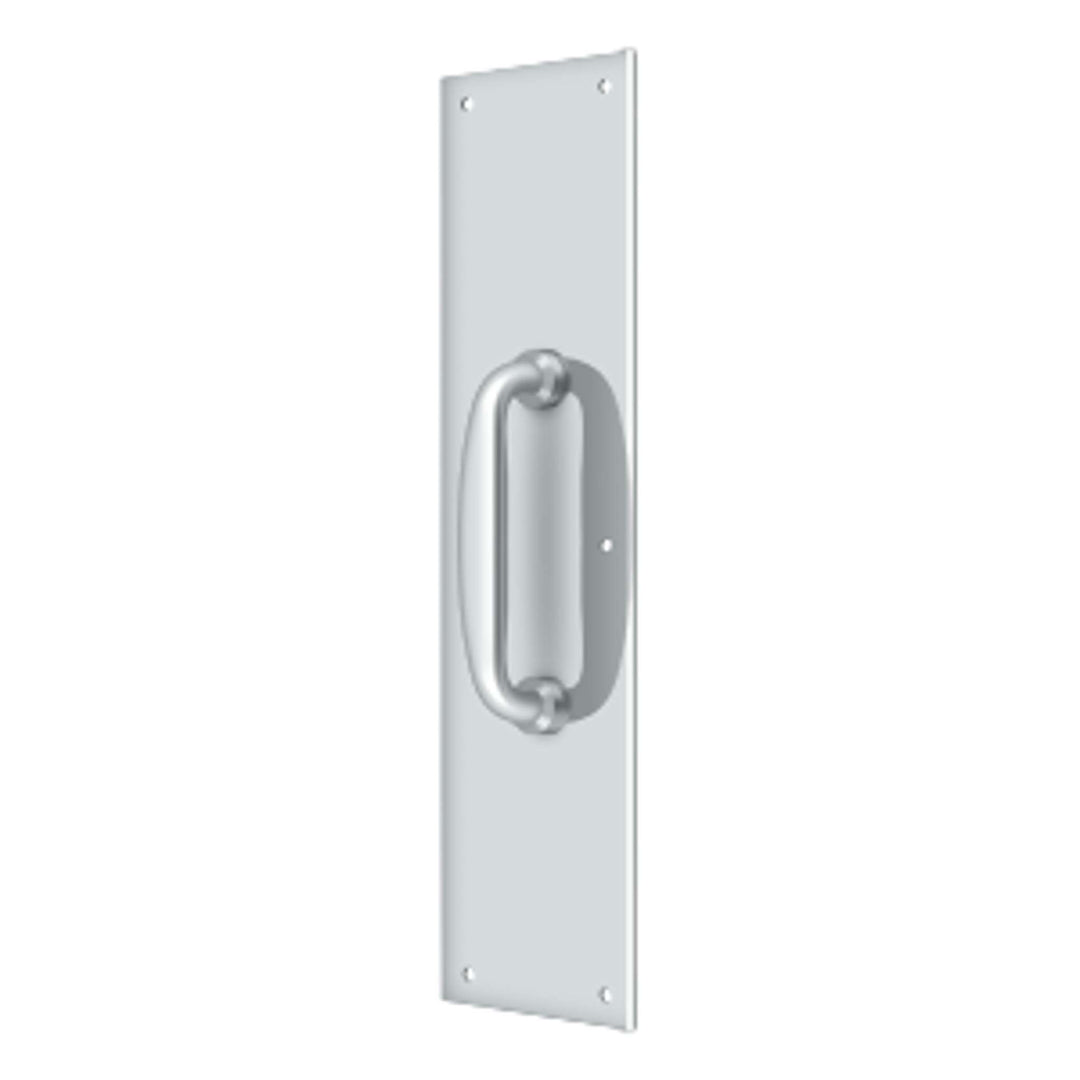 Deltana - Push Plate w/ Handle 3-1/2" x 15 " - Handle 5-1/4"