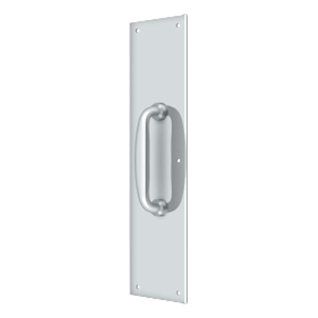 Deltana - Push Plate w/ Handle 3-1/2" x 15 " - Handle 5-1/4"