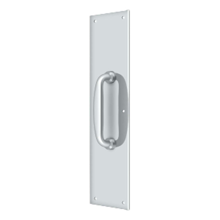 Deltana - Push Plate w/ Handle 3-1/2" x 15 " - Handle 5-1/4"