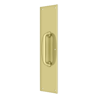 Deltana - Push Plate w/ Handle 3-1/2" x 15 " - Handle 5-1/4"