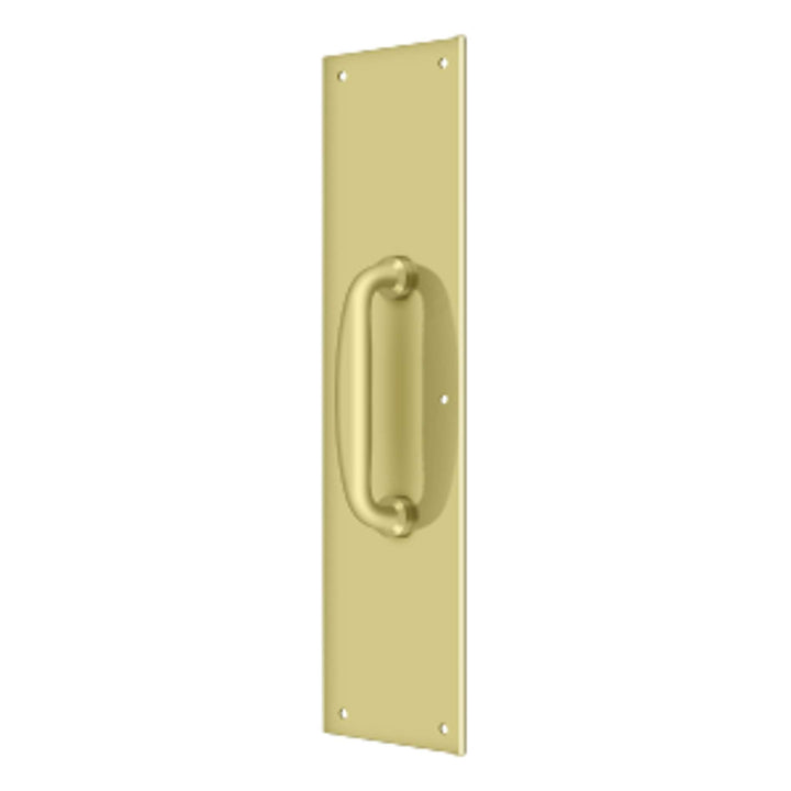 Deltana - Push Plate w/ Handle 3-1/2" x 15 " - Handle 5-1/4"