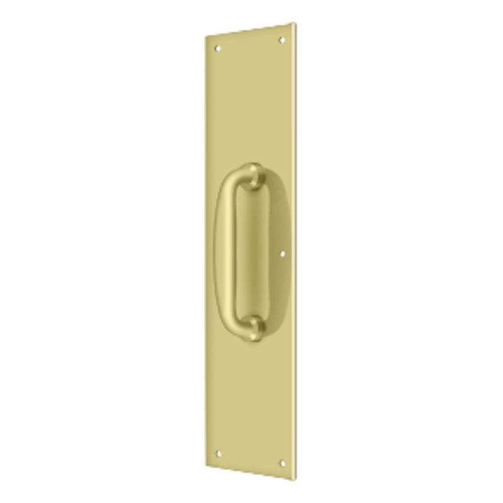 Deltana - Push Plate w/ Handle 3-1/2" x 15 " - Handle 5-1/4"