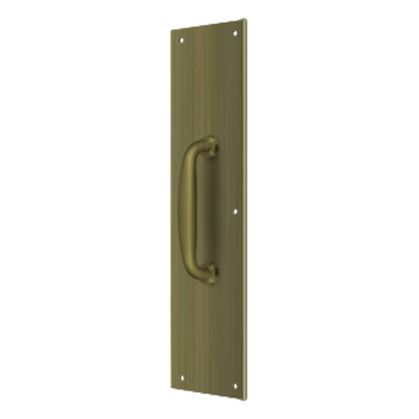 Deltana - Push Plate w/ Handle 3-1/2" x 15 " - Handle 5-1/4"