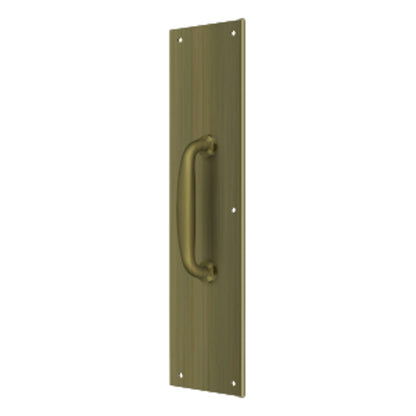 Deltana - Push Plate w/ Handle 3-1/2" x 15 " - Handle 5-1/4"