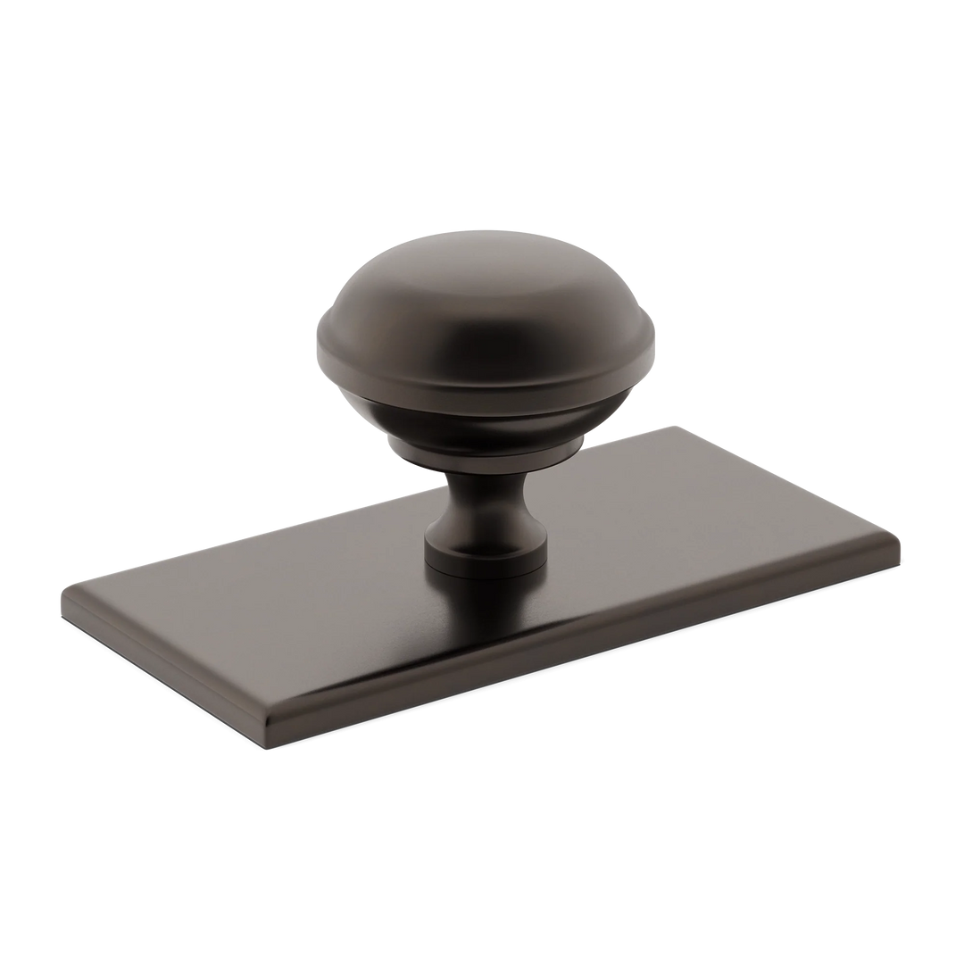 Armac Martin - Queslett Knob Rectangle Backplate